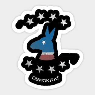 Democrat-Donkey-politic Sticker